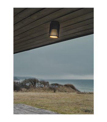 Nordlux Aludra seaside sort udendørs loftslampe