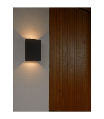 Nordlux Fold 10 seaside black udendørs væglampe