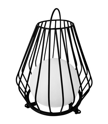 Dyberg Larsen Evesham sort medium solcellelanterne
