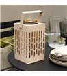 Dyberg Larsen Luma beige solcelle lanterne