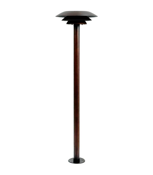 Dyberg Larsen DL25 antik børstet kobber look bedlampe
