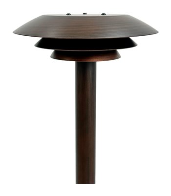 Dyberg Larsen DL25 antik børstet kobber look bedlampe