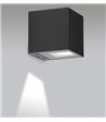 ANTIDARK ARCA Single W100 sort udendørs væglampe