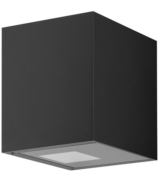 ANTIDARK ARCA XL W150 sort udendørs væglampe