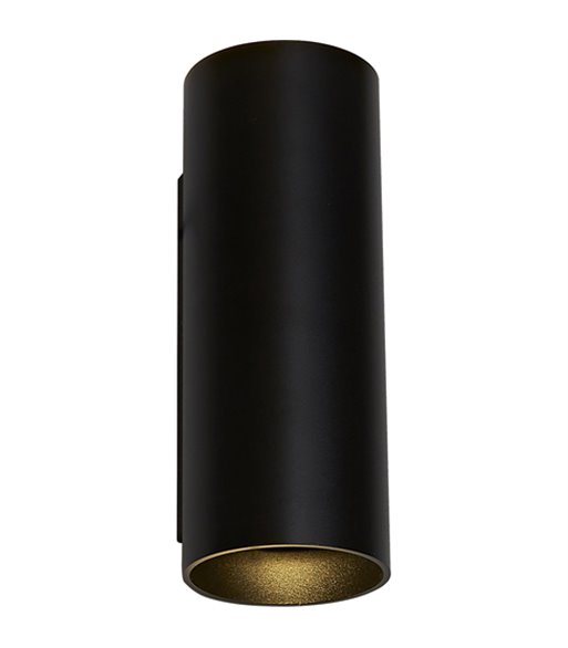 ANTIDARK Tubus up/down LED sort udendørs væglampe