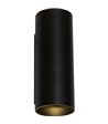 ANTIDARK Tubus up/down LED sort udendørs væglampe