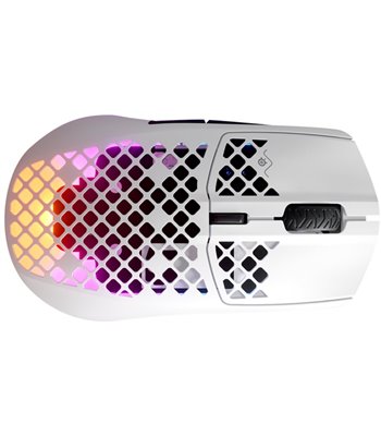 SteelSeries Aerox 3 Wireless (2022) Snow trådløs mus