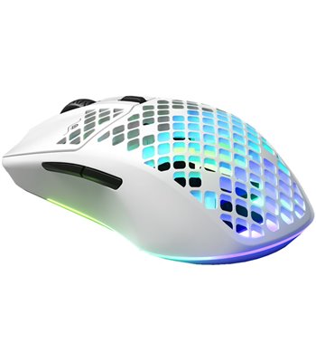SteelSeries Aerox 3 Wireless (2022) Snow trådløs mus
