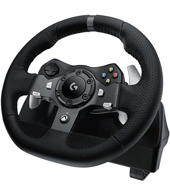 Logitech G29 Driving Force Sort rat og pedaler