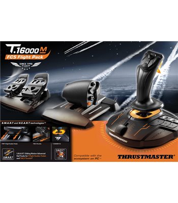 Thrustmaster T16000M Flight pack 377010 flight stick bundle