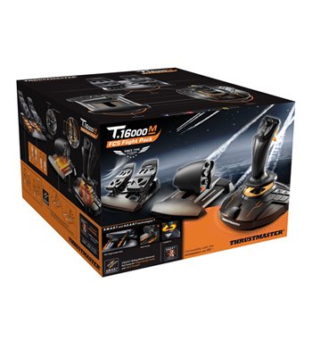 Thrustmaster T16000M Flight pack 377010 flight stick bundle
