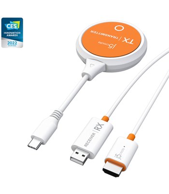 J5 Create Screencast USB-C 380009 wireless display HDMI exte