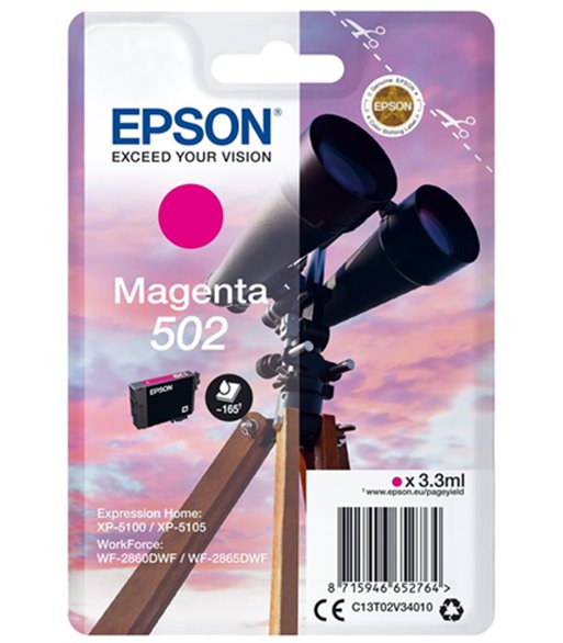 EPSON Singlepack Magenta 502 Ink blækpatron