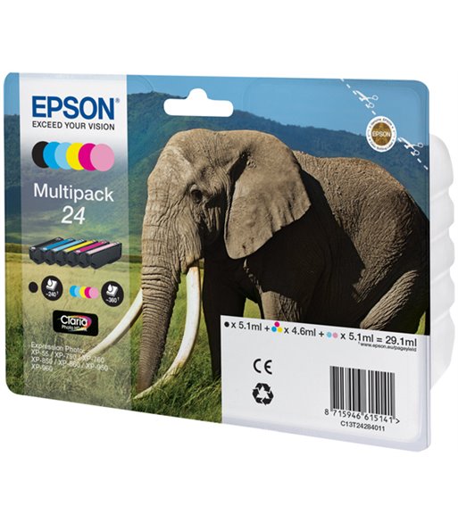 Epson C13T24284011 Claria Photo HD ink blæk til fotoprinter