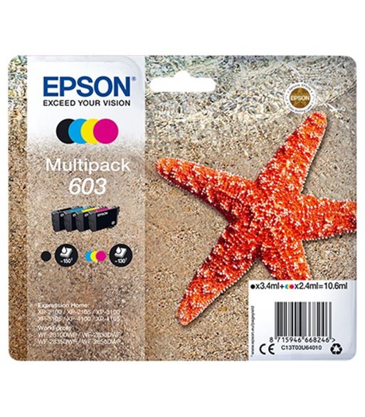 EPSON Multipack 4-colours 603 Ink blækpatroner