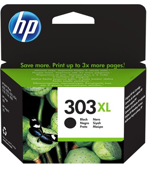 HP 303XL Sort 600 sider blækpatron