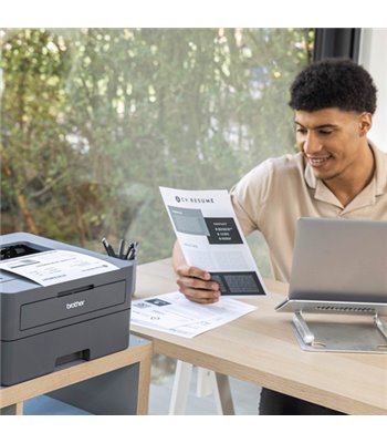 Brother HL-L2445DW sort/hvid laserprinter