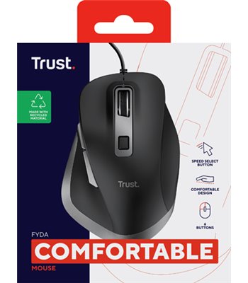 Trust Fyda Mouse ECO 302287 ergonomisk mus
