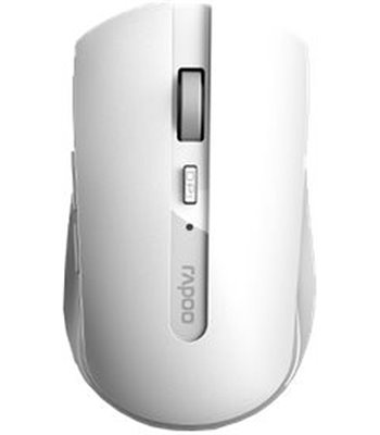 Rapoo 7200M Multi-Mode Mus trådløs optisk mus hvid