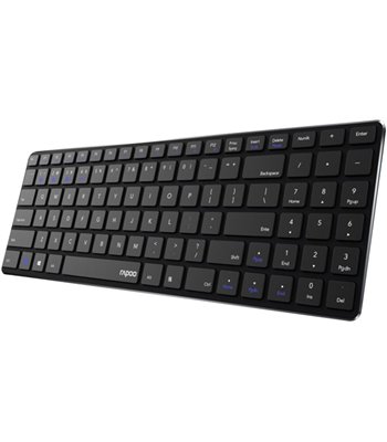 Rapoo E9100M Multi-Mode trådløs tastatur nordisk layout