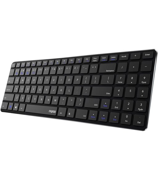 Rapoo E9100M Multi-Mode trådløs tastatur nordisk layout