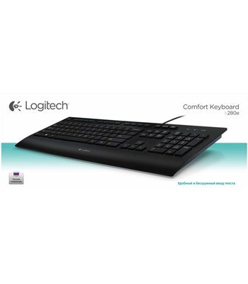Logitech Corded K280e Nordisk tastatur