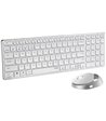 Rapoo Keyboard/Mice Set 9750M tastatur og mus hvid