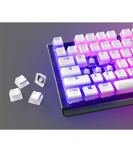 SteelSeries PrismCAPS NOR keyboard white