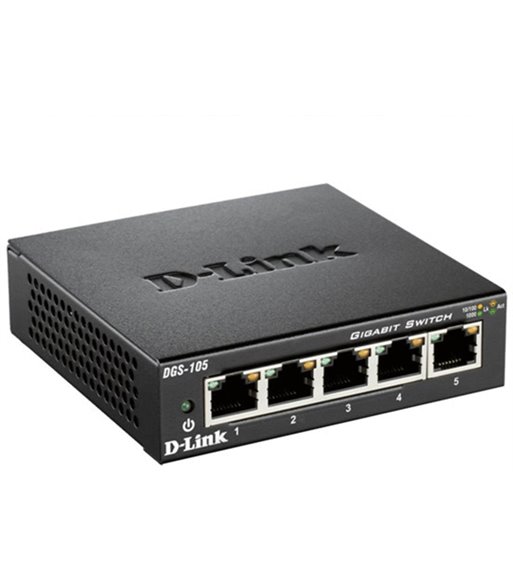 D-Link DGS-105/E 5-port Gigabit Unmanaged Desktop switch