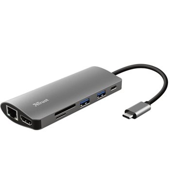 Trust Dalyx 7-in-1 USB-C adapter 302138