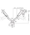Deltaco ARM-1300 Dual desk mount