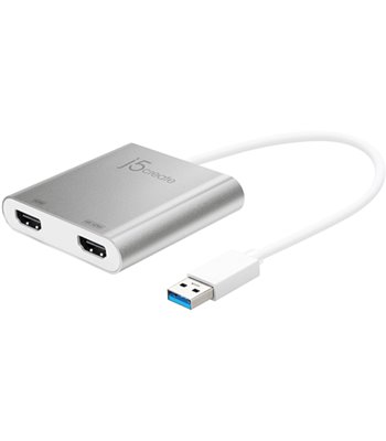 J5 Create USB 3.0 to dual HDMI 380007 multi-monitor adapter