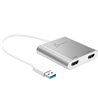 J5 Create USB 3.0 to dual HDMI 380007 multi-monitor adapter