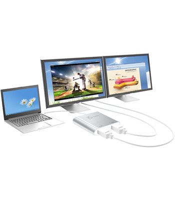 J5 Create USB 3.0 to dual HDMI 380007 multi-monitor adapter