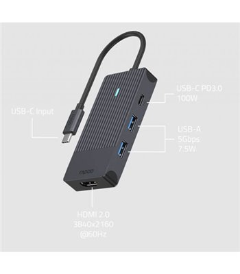 Rapoo USB-C Multiport UCM-2001 USB hub