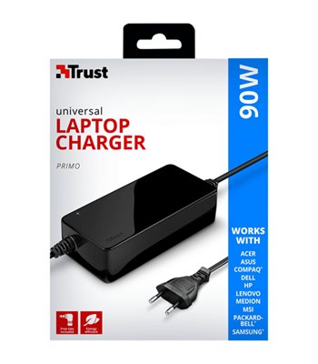Trust Primo Laptop charger 19V-90W 302190 strømforsyningsada