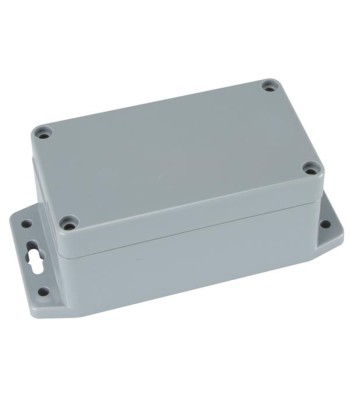 FORSEGLET ABS-KASSE MED MONTERINGSFLANGE 115 x 65 x 55 mm
