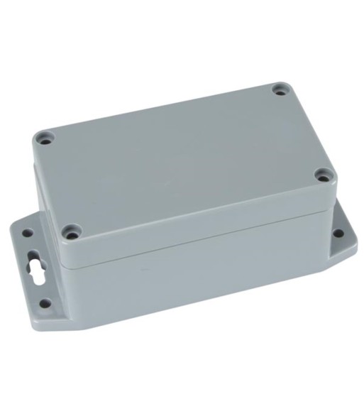 FORSEGLET ABS-KASSE MED MONTERINGSFLANGE 115 x 65 x 55 mm