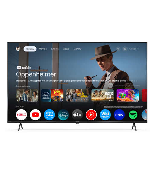 SHARP 55HP5265E - QLED Google TV *** udstillingsmodel***