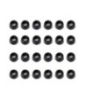Adam Hall Set 24 x RUBBER FOOT 38 mm x 10 mm in a Bag