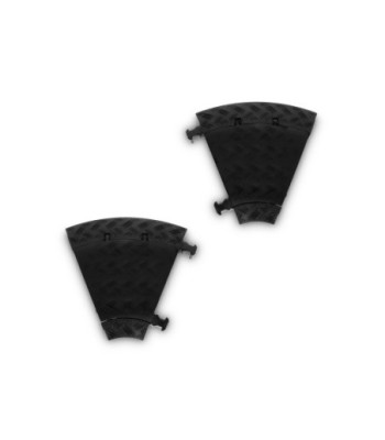 Defender Cable protector 3 channels - black - 45° curve right - medium load - height 5cm