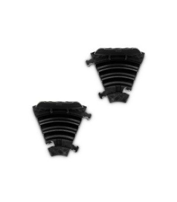 Defender Cable protector 3 channels - black - 45° curve right - medium load - height 5cm