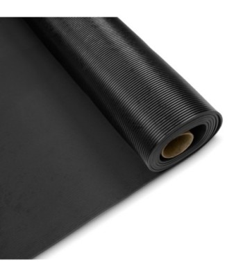 Defender Ribbed rubber mat - black - thickness 3 mm