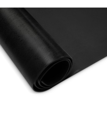 Defender Ribbed rubber mat - black - thickness 3 mm