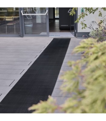 Defender Ribbed rubber mat - black - thickness 3 mm