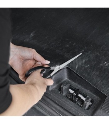 Defender Ribbed rubber mat - black - thickness 3 mm