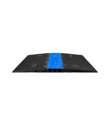 Defender modular system 3 channels - blue - half middle section - wheelchair-accessible transition - height 7.5 cm
