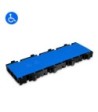 Defender modular system 3 channels - blue - middle section - wheelchair-accessible transition - height 7.5 cm