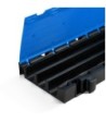 Defender modular system 3 channels - blue - middle section - wheelchair-accessible transition - height 7.5 cm
