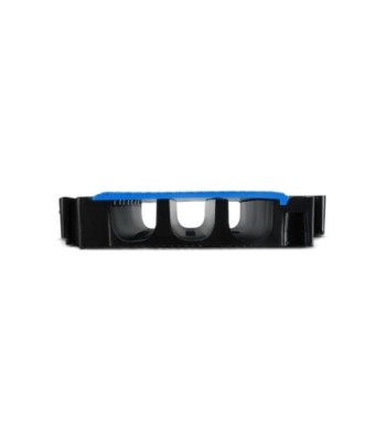 Defender modular system 3 channels - blue - middle section - wheelchair-accessible transition - height 7.5 cm